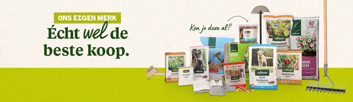 Ontdek ons eigen merk.